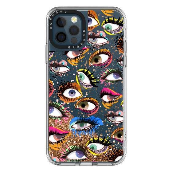 Eyes Glitter Phone Case - iPhone 12 Pro Max Case