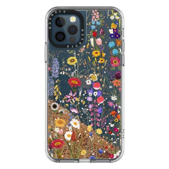 Summer Meadow Glitter Phone Case - iPhone 12 Pro Max Case