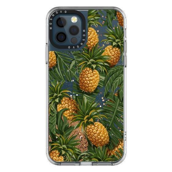 Pineapple Botany Glitter Phone Case - iPhone 12 Pro Max Case