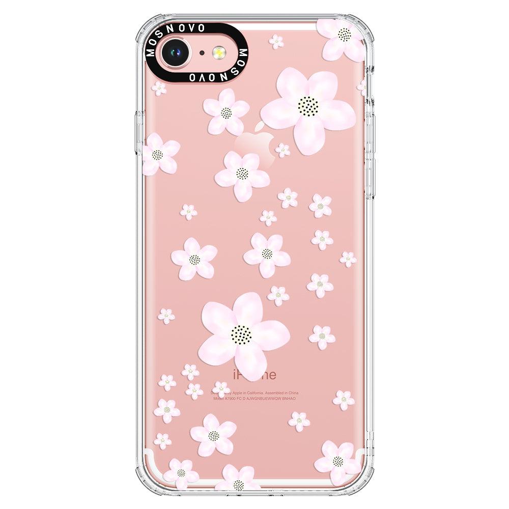 Pink Cherry Blossom Phone Case - iPhone 8 Case