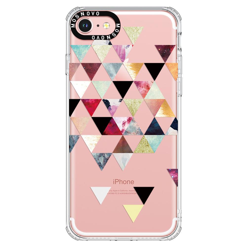 Triangles Stone Marble Phone Case - iPhone 8 Case