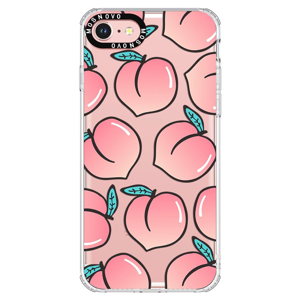 Cute Peach Phone Case - iPhone 8 Case