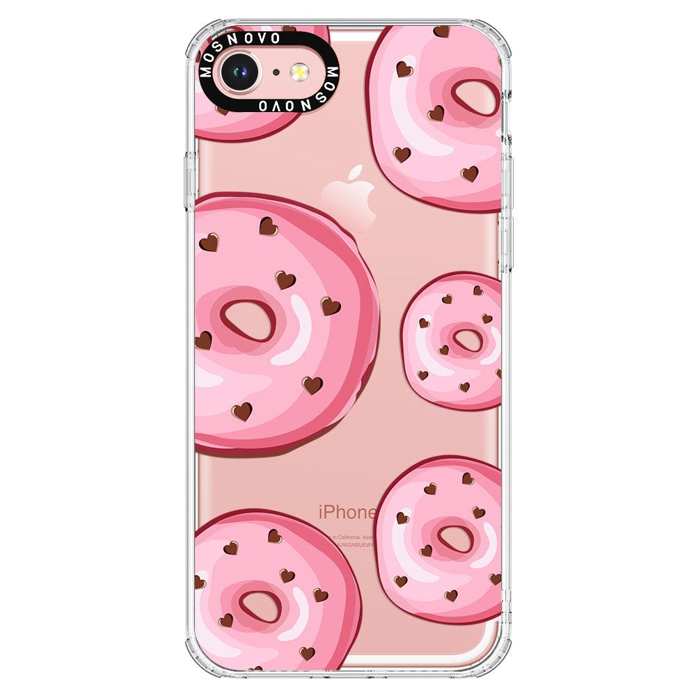 Pink Donuts Phone Case - iPhone 8 Case