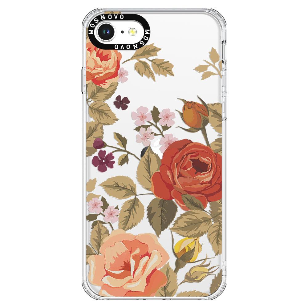 Vintage Floral Phone Case - iPhone SE 2020 Case