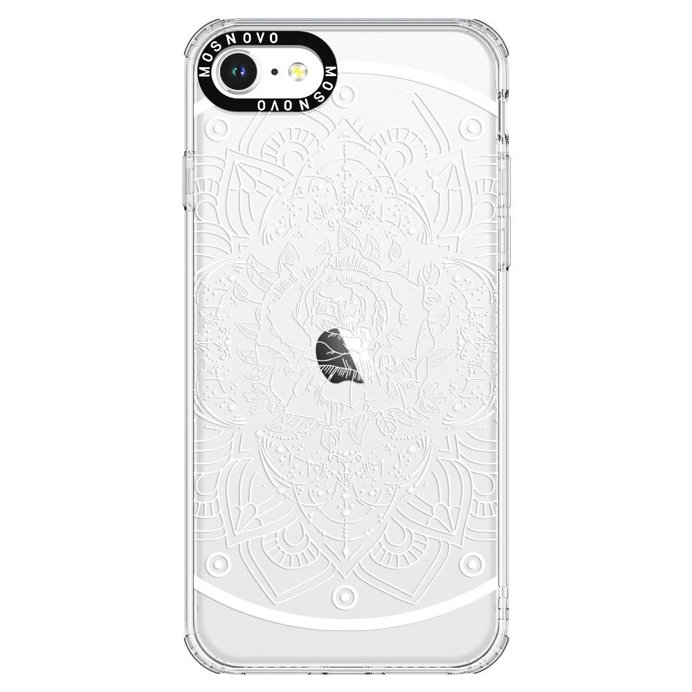 Rose Mandala Phone Case - iPhone SE 2020 Case