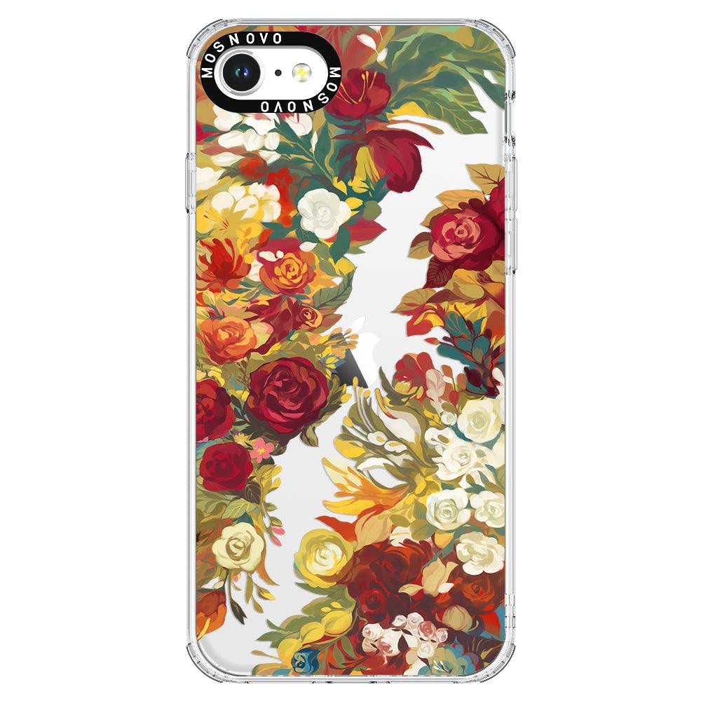 Vintage Flower Garden Phone Case - iPhone SE 2020 Case