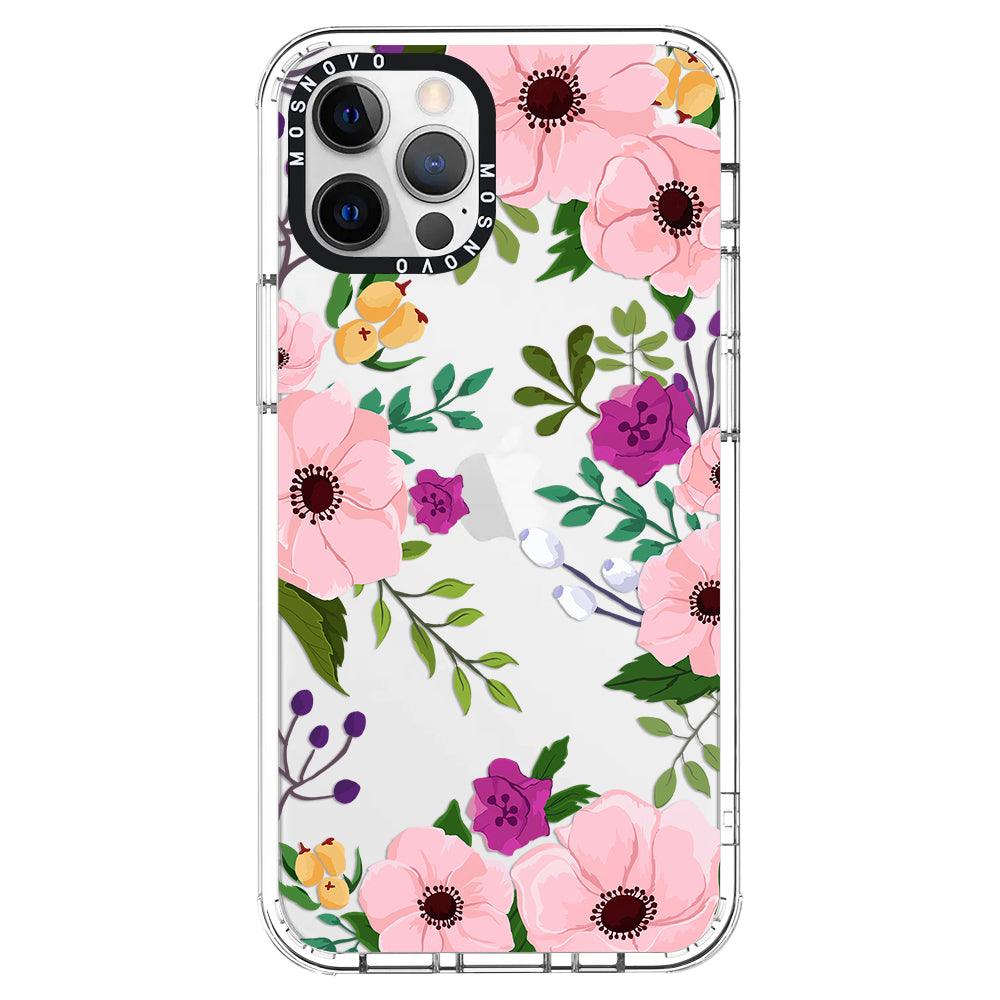 Watercolor Floral Phone Case - iPhone 12 Pro Max Case