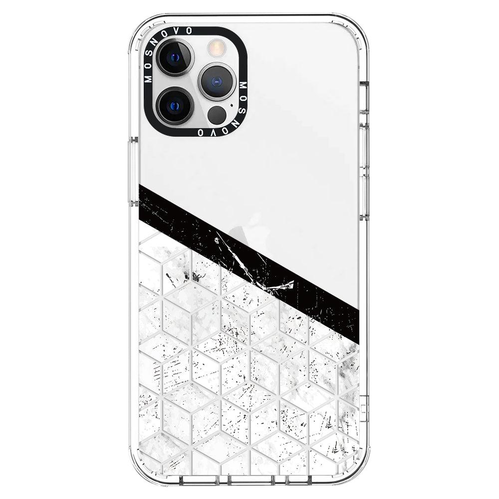 Marble Block Art Phone Case - iPhone 12 Pro Max Case