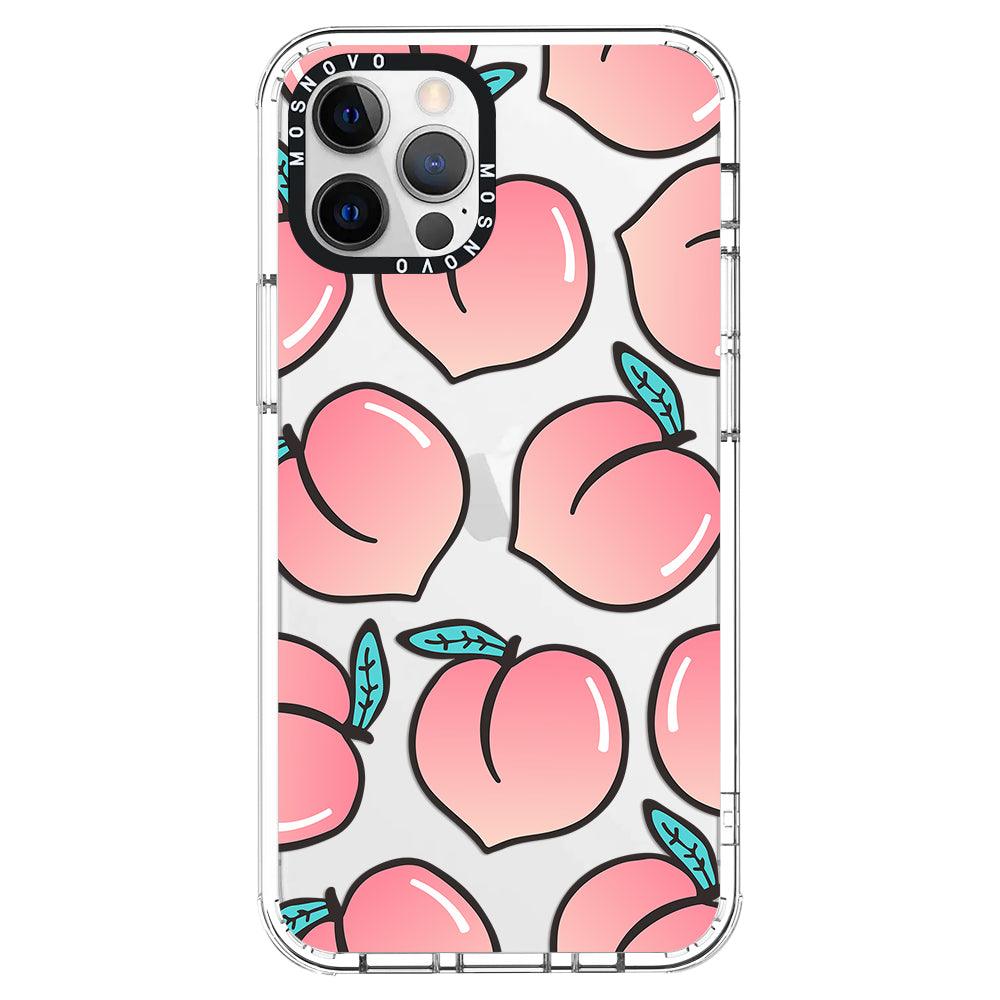 Cute Peach Phone Case - iPhone 12 Pro Max Case