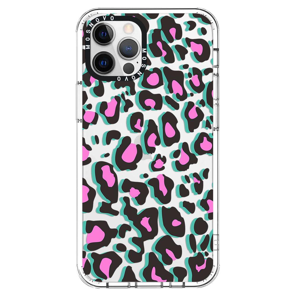 Hot Pink Leopard Print Phone Case - iPhone 12 Pro Max Case