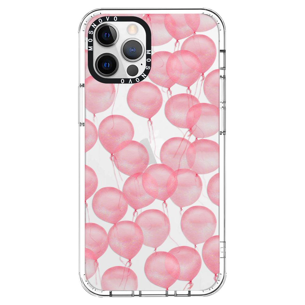 Pink Ballons Phone Case - iPhone 12 Pro Max Case