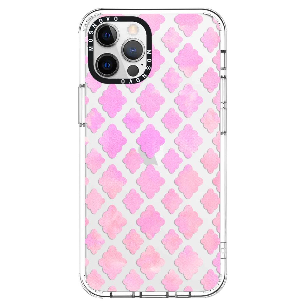 Pink Flower Diamond Phone Case - iPhone 12 Pro Max Case