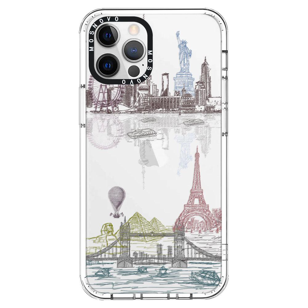 World Landscape Phone Case - iPhone 12 Pro Max Case