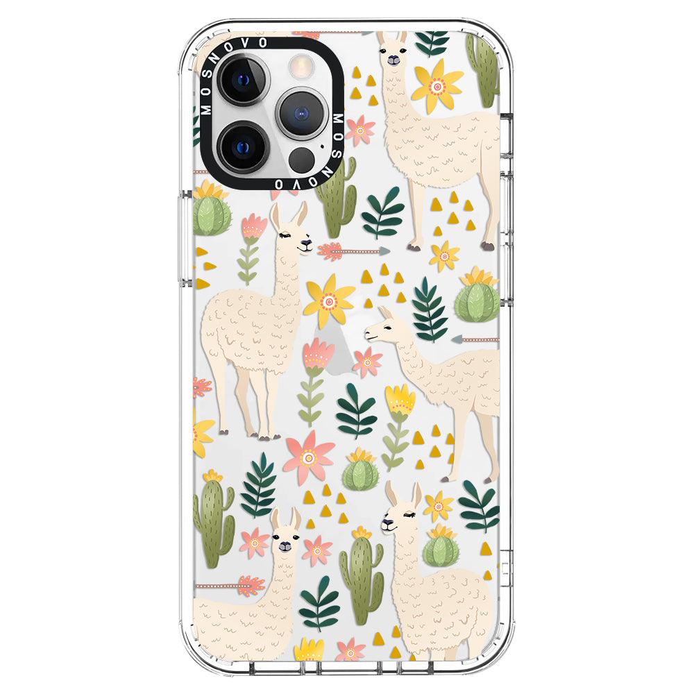 Desert Llama Phone Case - iPhone 12 Pro Max Case