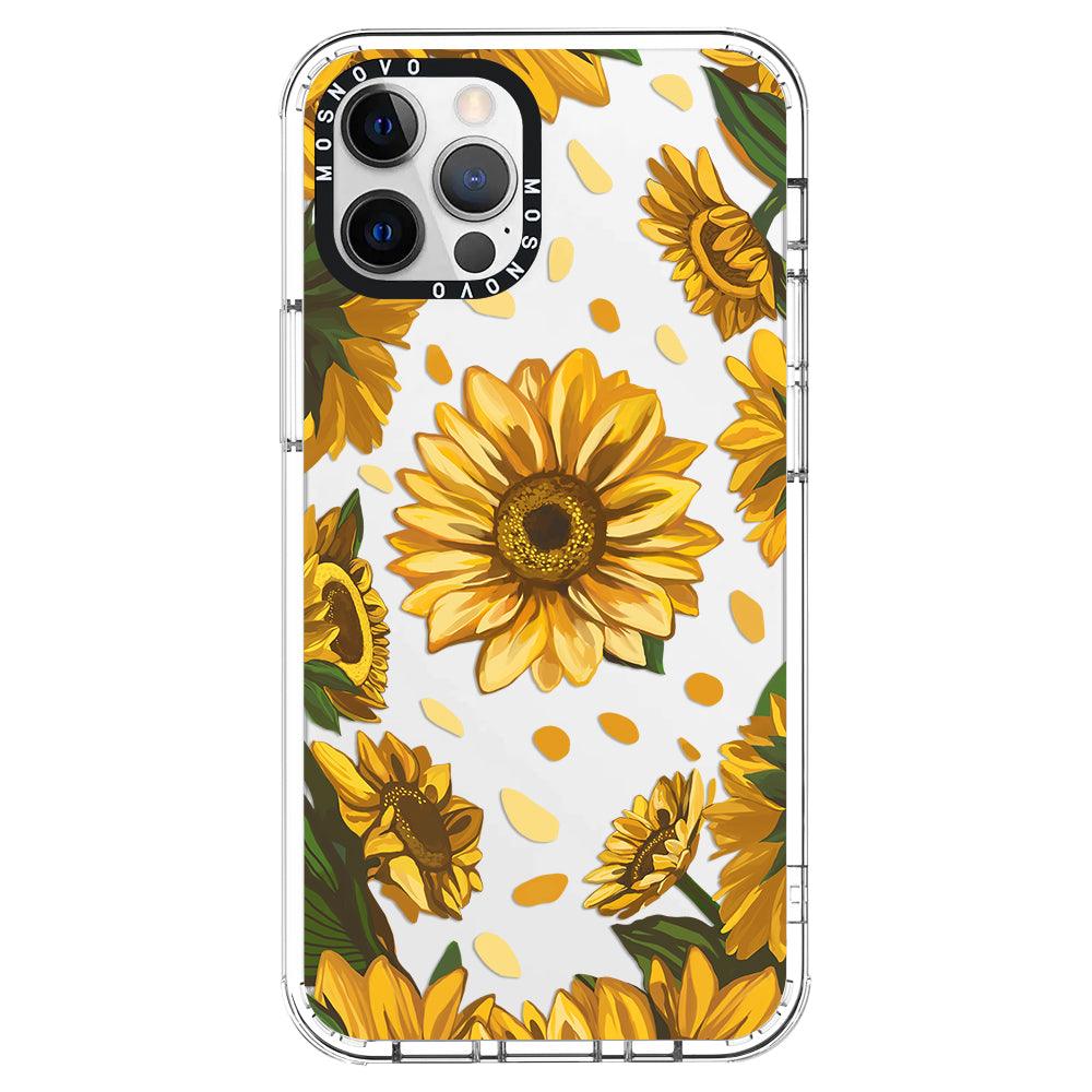 Sunflower Garden Phone Case - iPhone 12 Pro Max Case