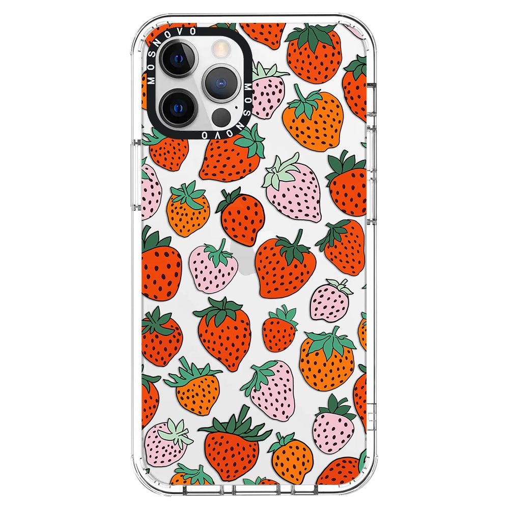 Cute Strawberry Phone Case - iPhone 12 Pro Max Case