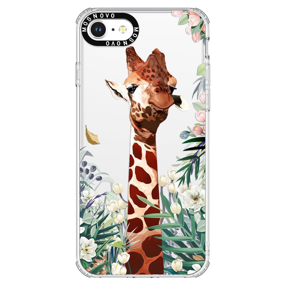 Giraffe Garden Phone Case - iPhone SE 2020 Case