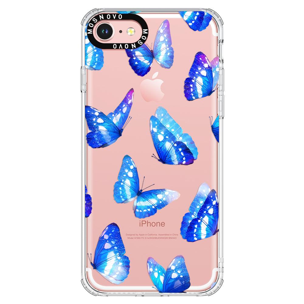 Blue Butterflies Phone Case - iPhone 8 Case