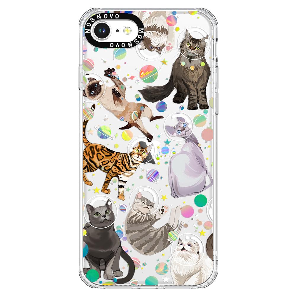 Space Cat Phone Case - iPhone SE 2020 Case