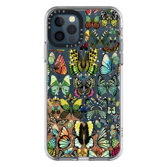 Butterflies Glitter Phone Case - iPhone 12 Pro Max Case