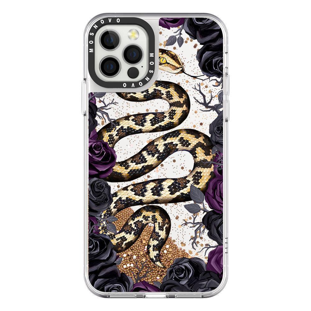 Secret Snake Garden Glitter Phone Case - iPhone 12 Pro Max Case