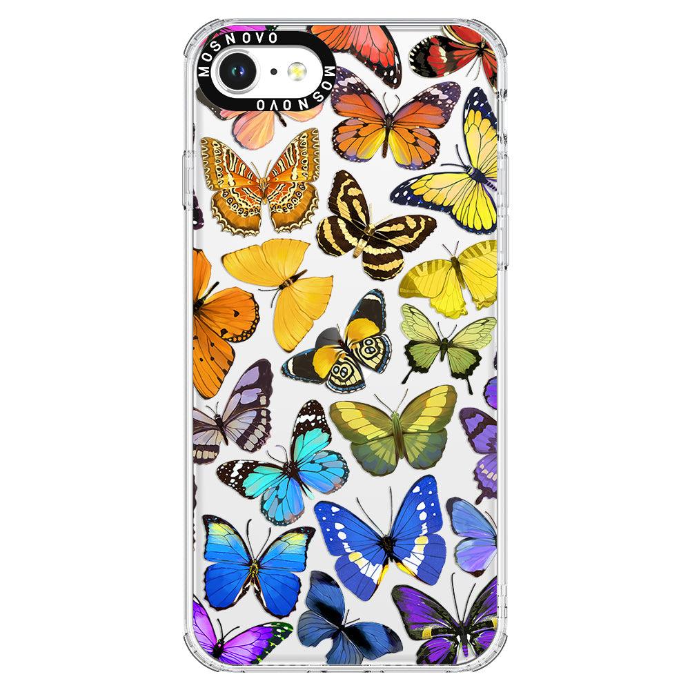 Rainbow Butterfly Phone Case - iPhone SE 2020 Case