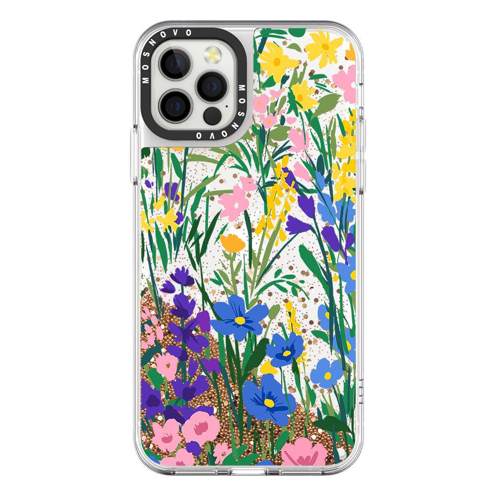 Hello Spring Glitter Phone Case - iPhone 12 Pro Max Case