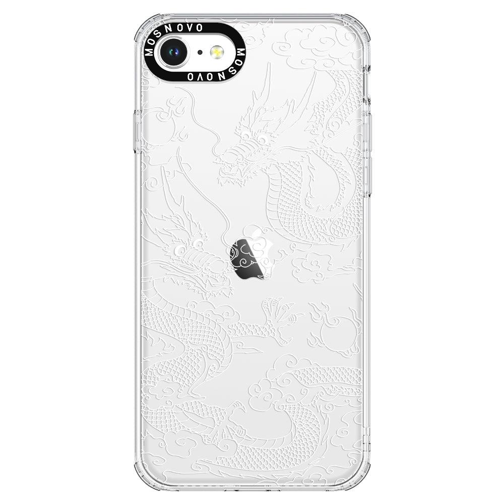 White Dragon Phone Case - iPhone SE 2020 Case