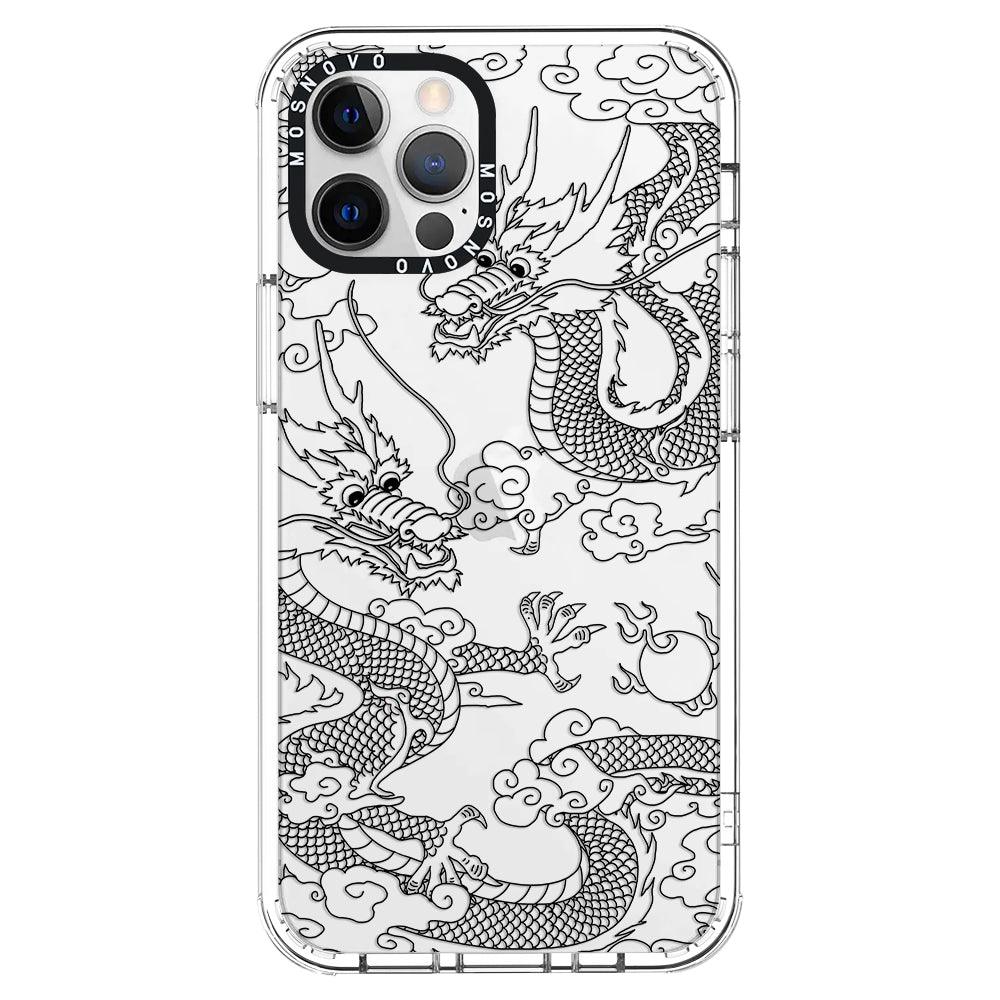 Black Dragon Phone Case - iPhone 12 Pro Max Case