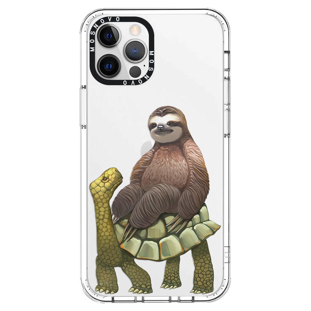 Sloth Turtle Phone Case - iPhone 12 Pro Max Case