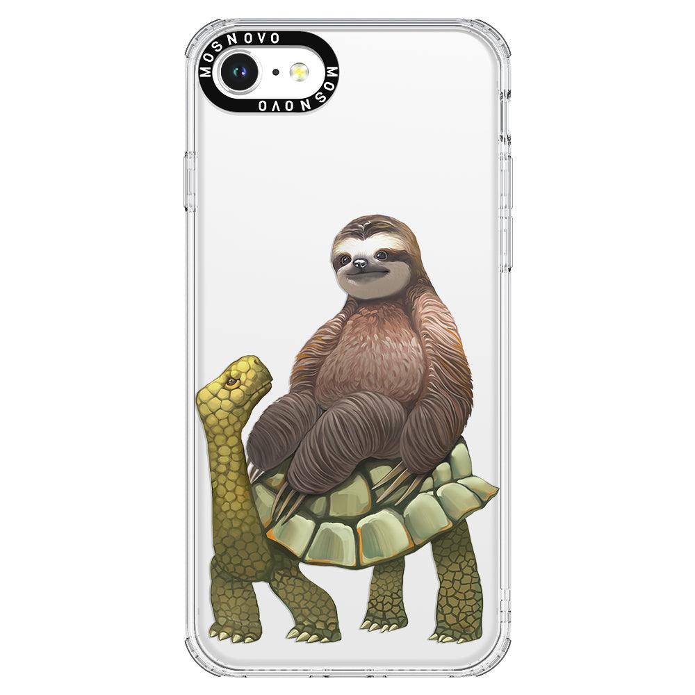 Sloth Turtle Phone Case - iPhone SE 2020 Case