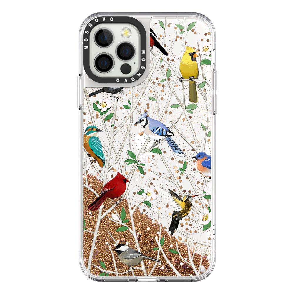 Wild Bird Glitter Phone Case - iPhone 12 Pro Max Case