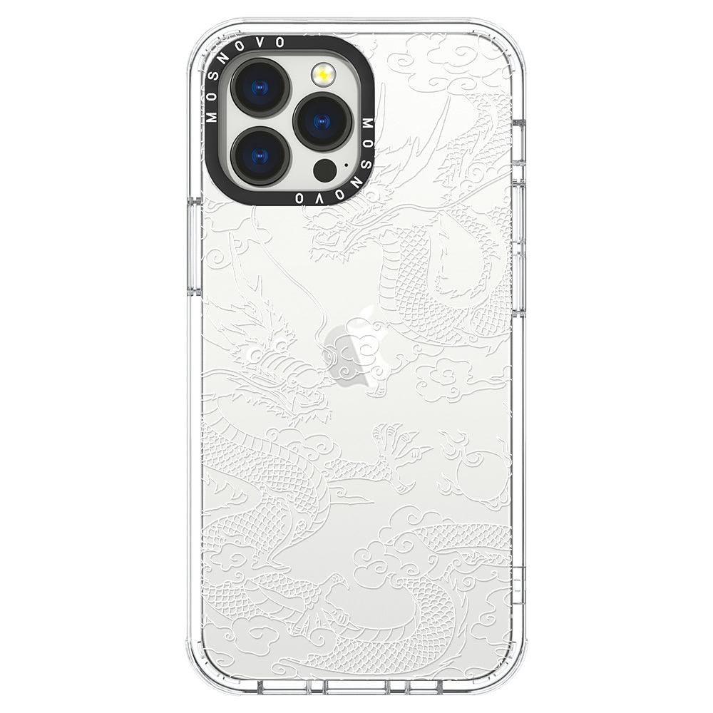 White Dragon Phone Case - iPhone 13 Pro Max Case