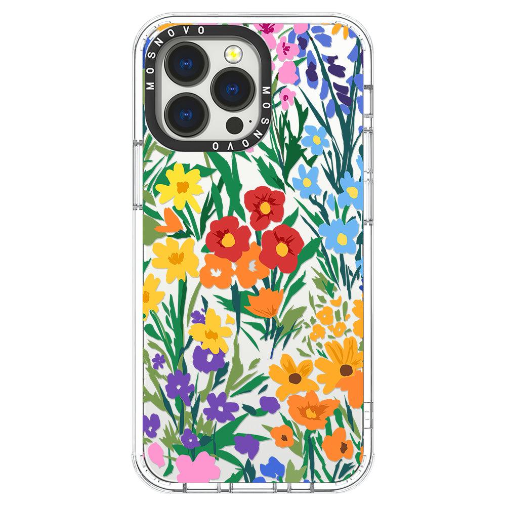 Spring Botanical Flower Phone Case - iPhone 13 Pro Case