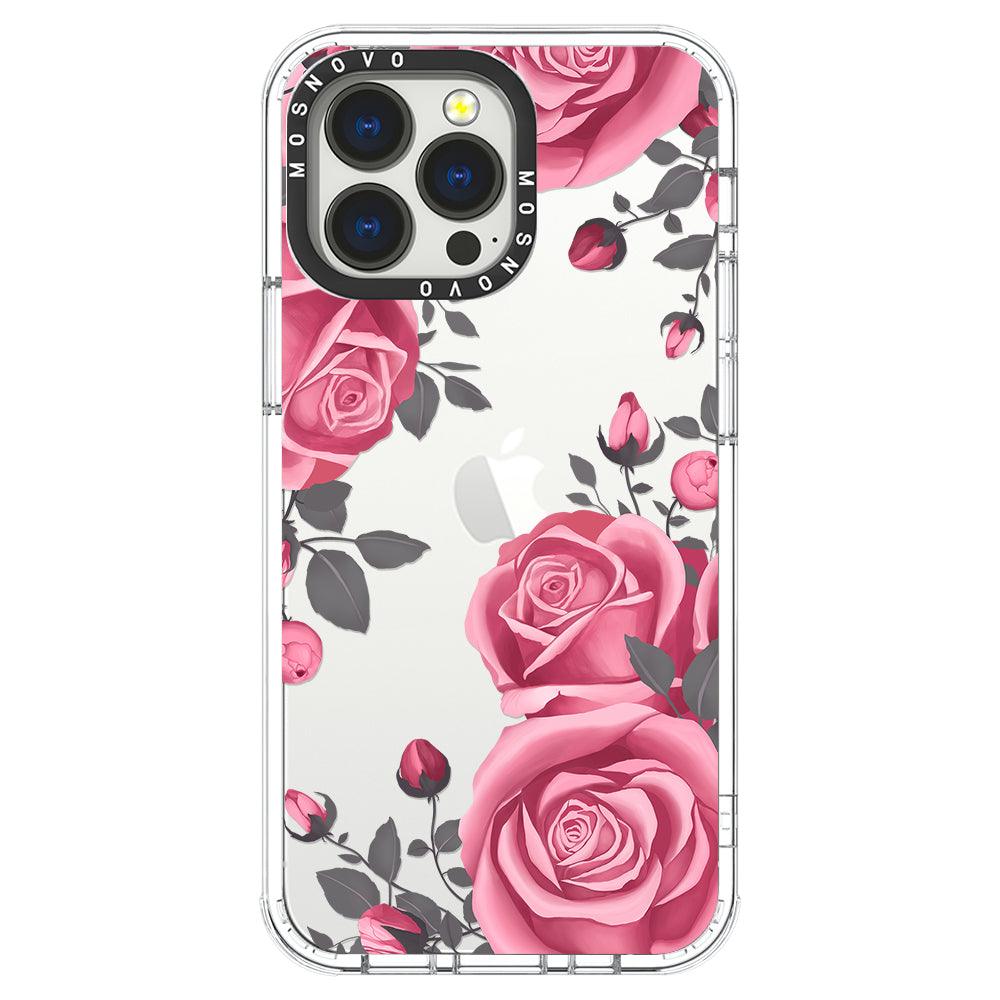 Viva Magenta Flower Phone Case - iPhone 13 Pro Case