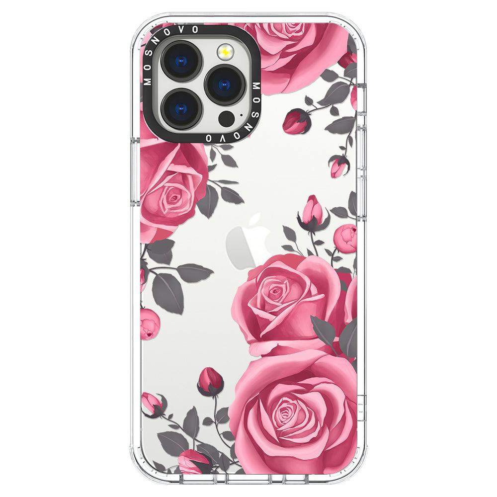 Viva Magenta Flower Phone Case - iPhone 13 Pro Max Case