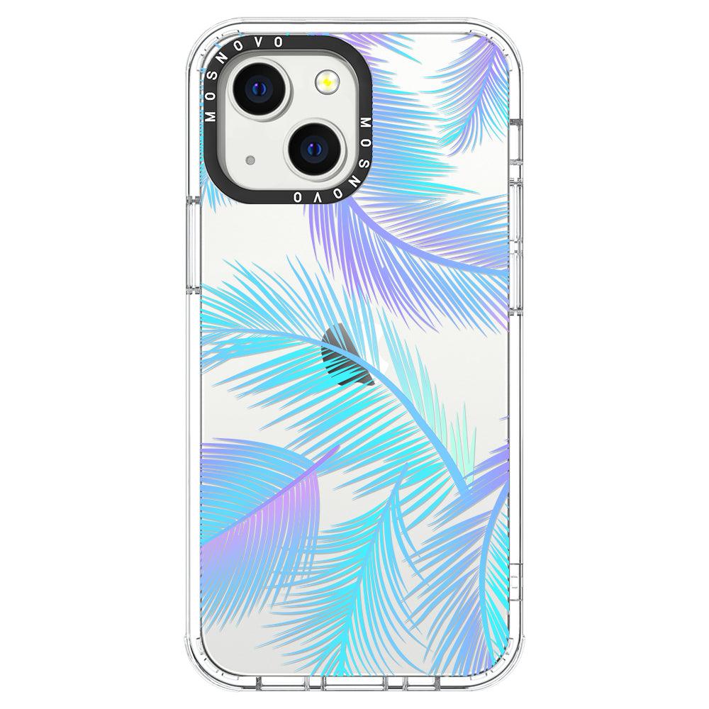 Gradient Tropical Palm Leaf Phone Case - iPhone 13 Mini Case