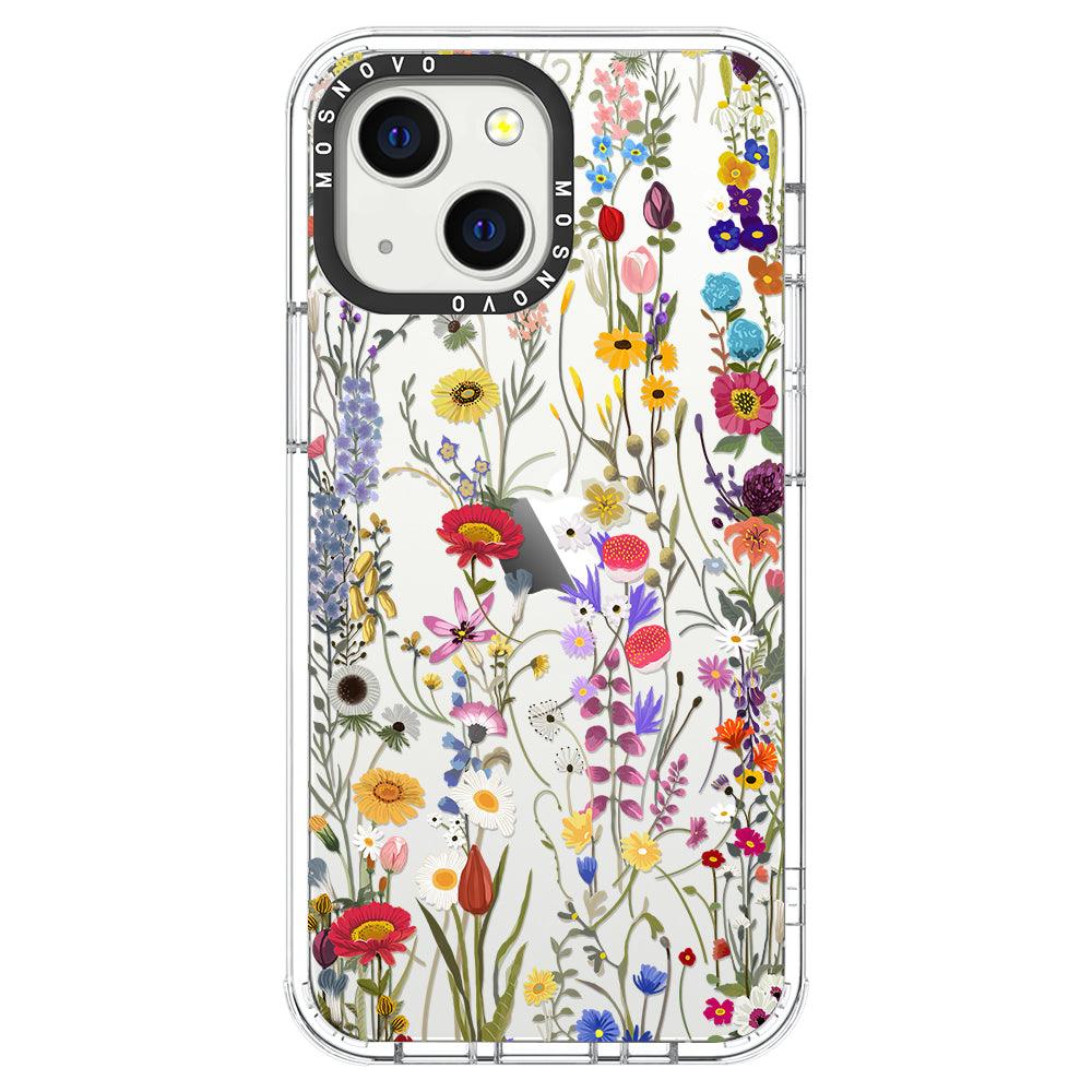 Wildflower Meadow Phone Case - iPhone 13 Mini Case