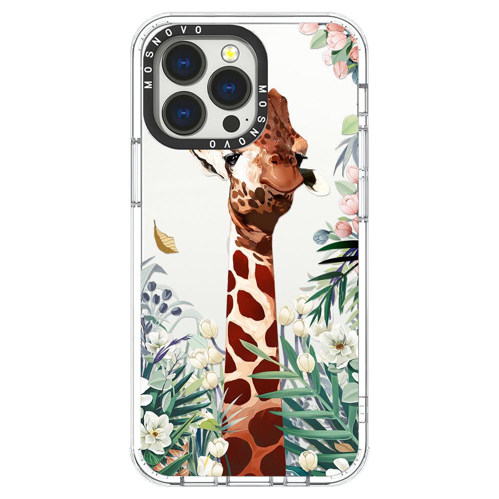 Giraffe Garden Phone Case - iPhone 13 Pro Case