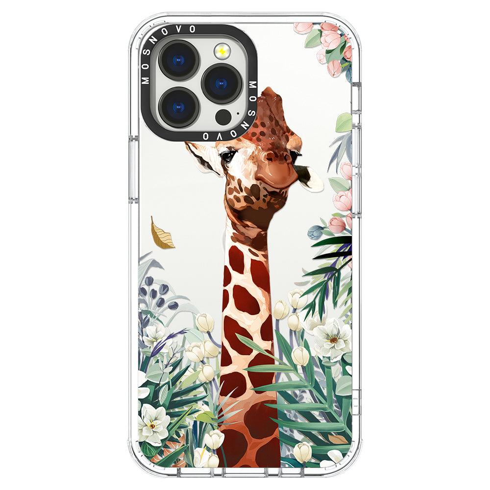 Giraffe Garden Phone Case - iPhone 13 Pro Max Case