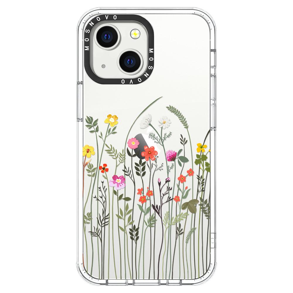 Spring Wildflower Phone Case - iPhone 13 Mini Case