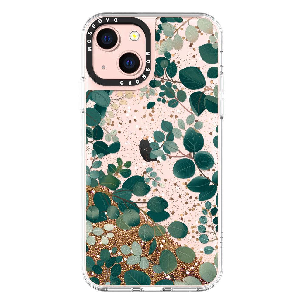 Eucalyptus Glitter Phone Case - iPhone 13 Case