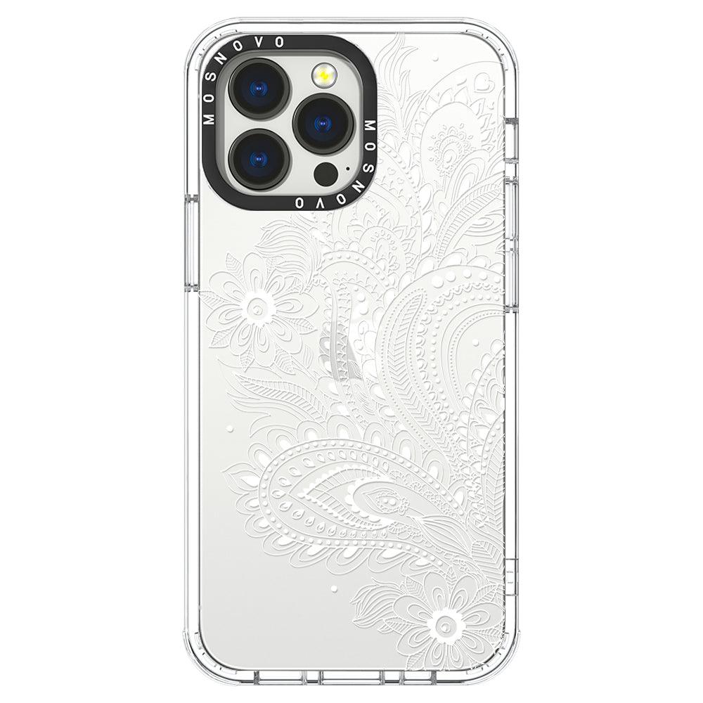 Aesthetic Flower Henna Phone Case - iPhone 13 Pro Max Case