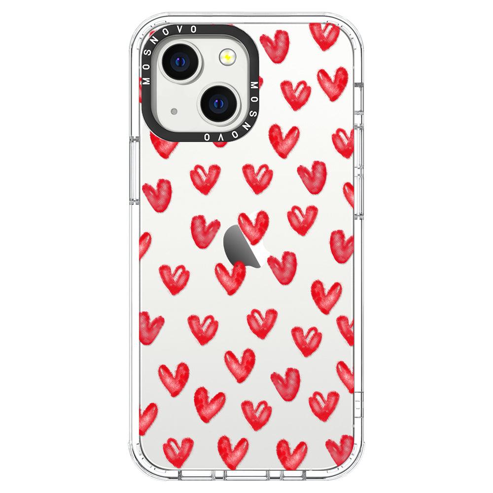 Cute Little Hearts Phone Case - iPhone 13 Mini Case