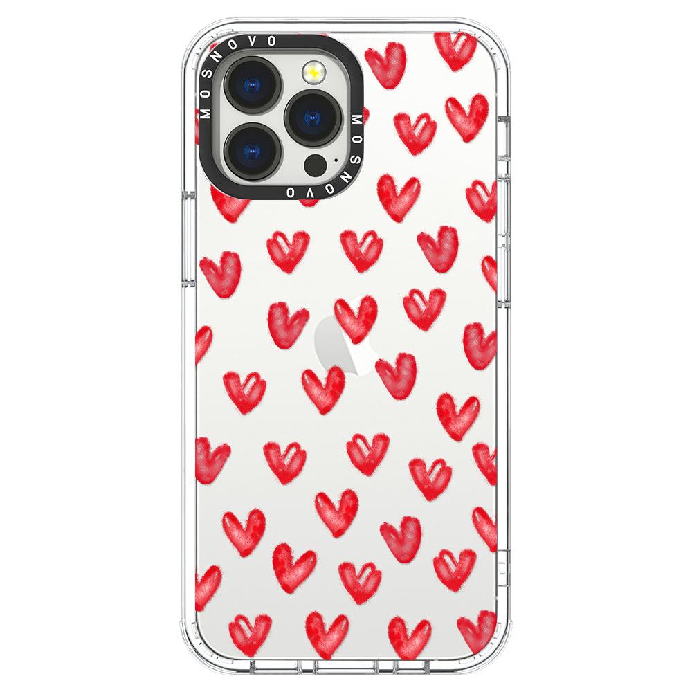 Cute Little Hearts Phone Case - iPhone 13 Pro Max Case