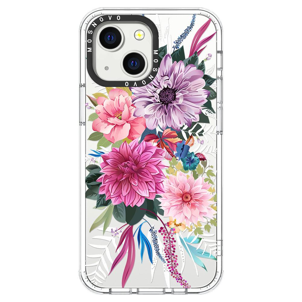 Dahlia Bloom Phone Case - iPhone 13 Mini Case