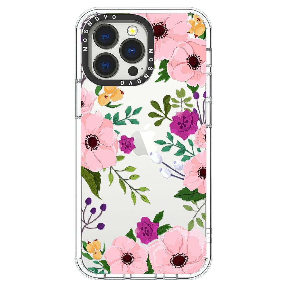 Watercolor Floral Phone Case - iPhone 13 Pro Case