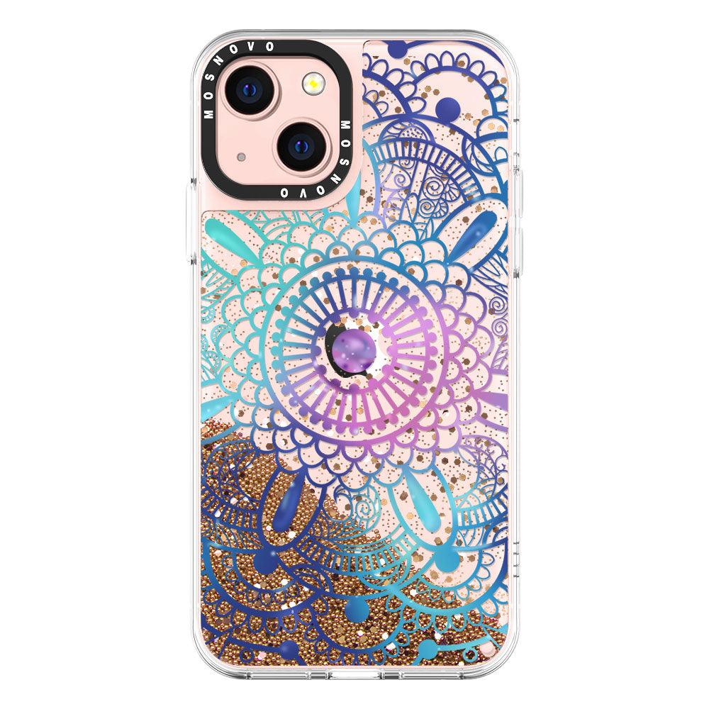 Galaxy Mandala Glitter Phone Case - iPhone 13 Case