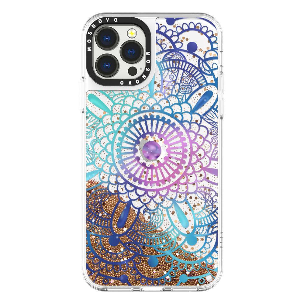 Galaxy Mandala Glitter Phone Case - iPhone 13 Pro Max Case