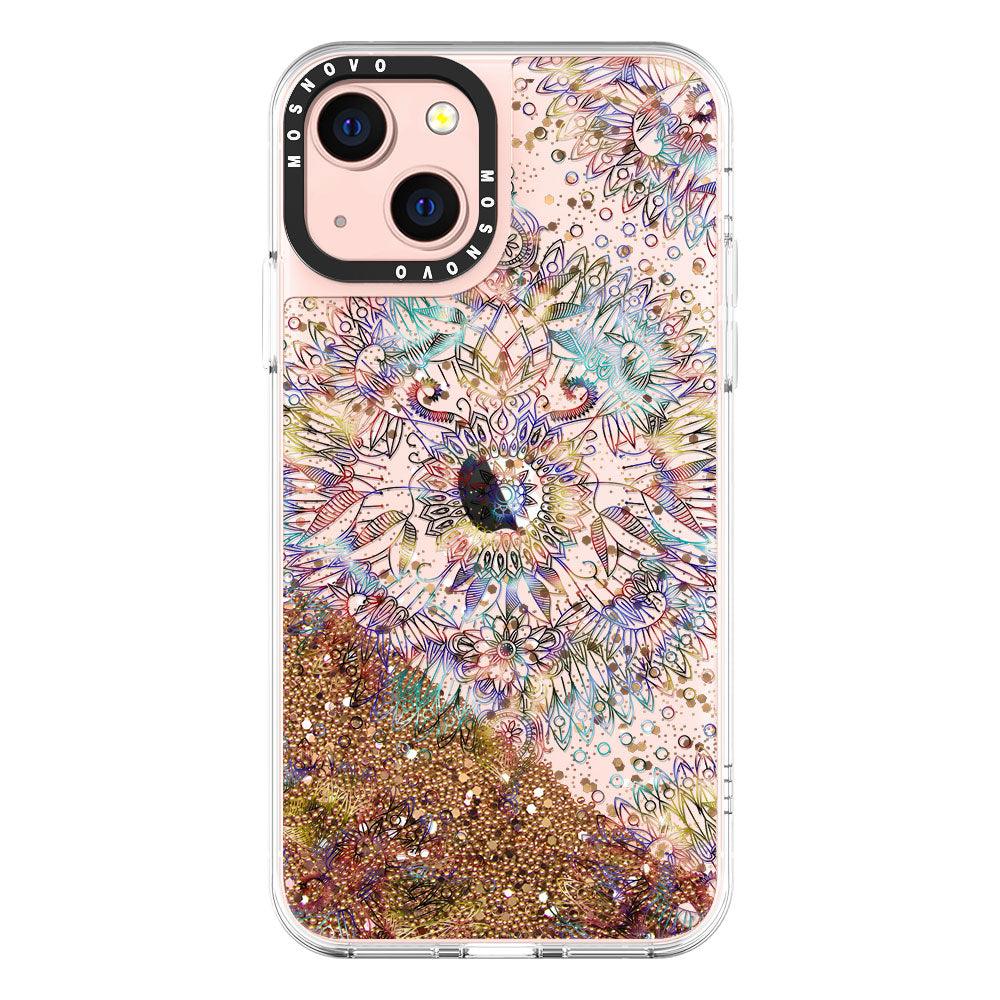 Ombre Mandala Glitter Phone Case - iPhone 13 Case